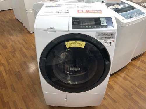 生活家電の洗濯乾燥機