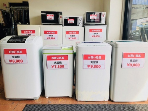 洗濯機の電子レンジ