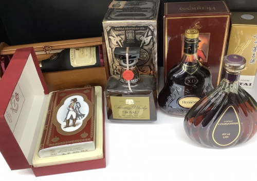 ウイスキー　中古のブランデー　中古