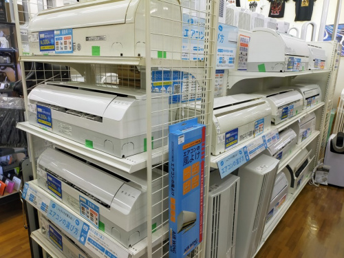 家電　中古のエアコン　中古