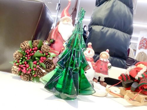 クリスマスツリーのグラス