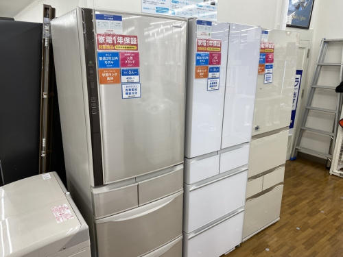 冷蔵庫のダウンコート