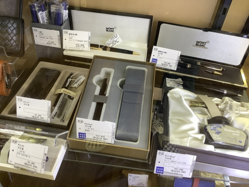 ペンの未使用品