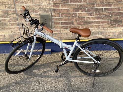 クロスバイクの折り畳み自転車
