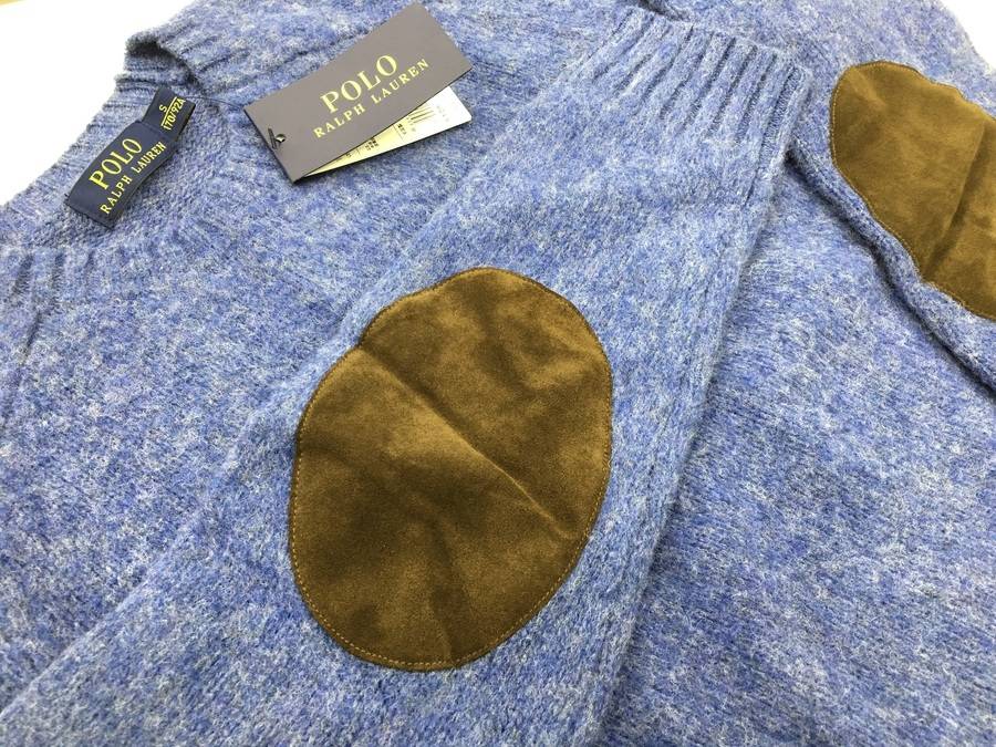 ポロラルフローレンのエルボーパッチニットのご紹介です♪【横浜鶴見店