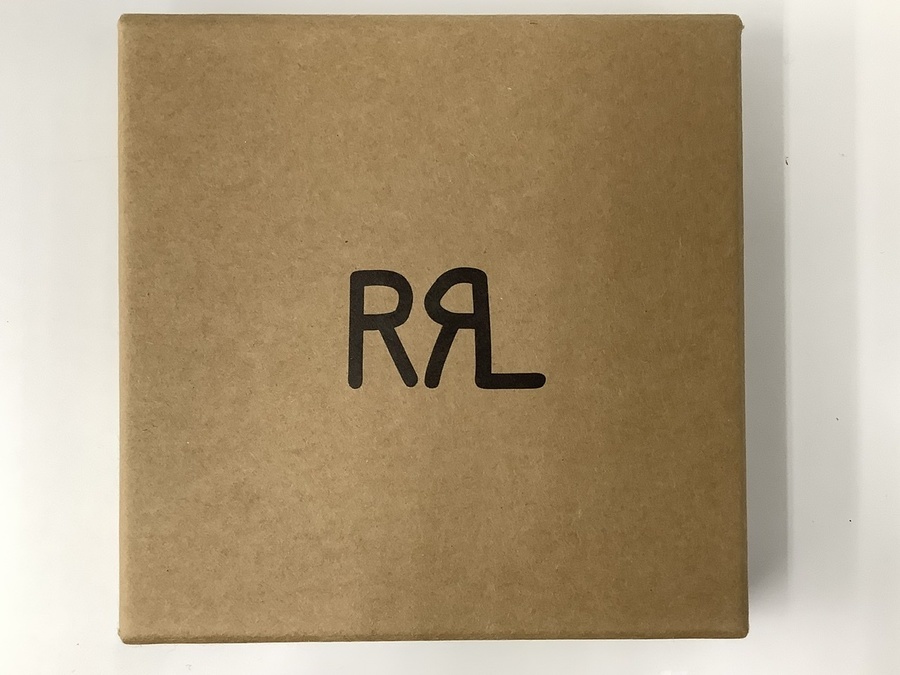 RRL/ダブルアールエル】レザーカービング二つ折り財布 【横浜