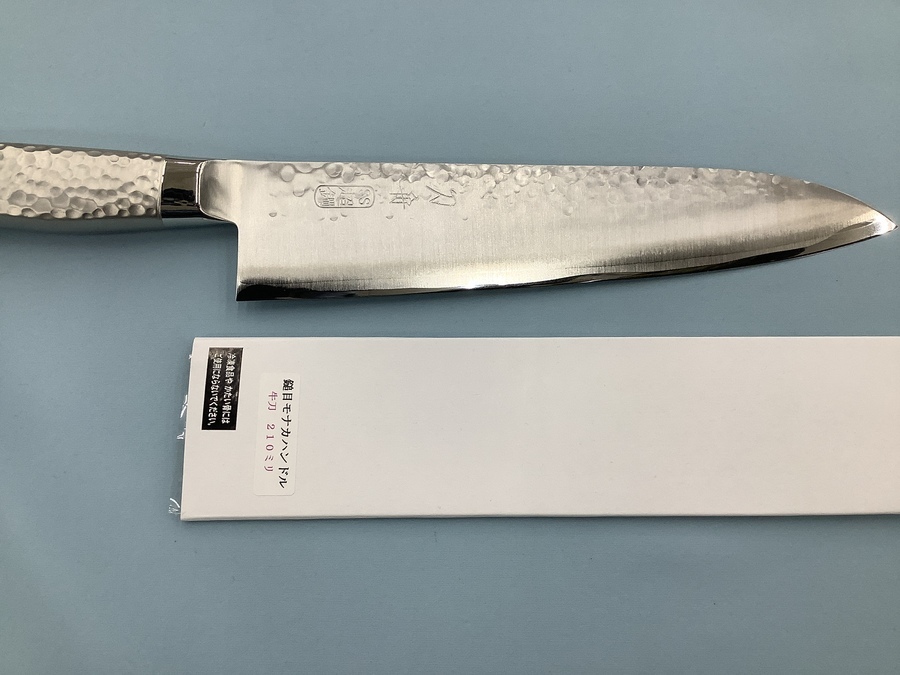 0621Y 刀舟技研 槌目 三徳包丁 約30cm 0621Y 刀舟技研 槌目 三徳包丁 約30cm