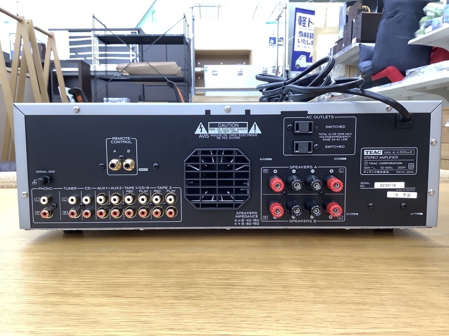TEAC/ティアック】プリメインアンプ A-R630MK2 買取入荷！【横浜鶴見店