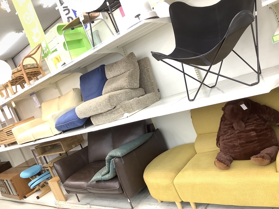 カレ/KARE 「マンハッタン」 ロッキングチェア 廃番】Rocking Chair Manhattan Fabric Blue - 1人掛けソファー