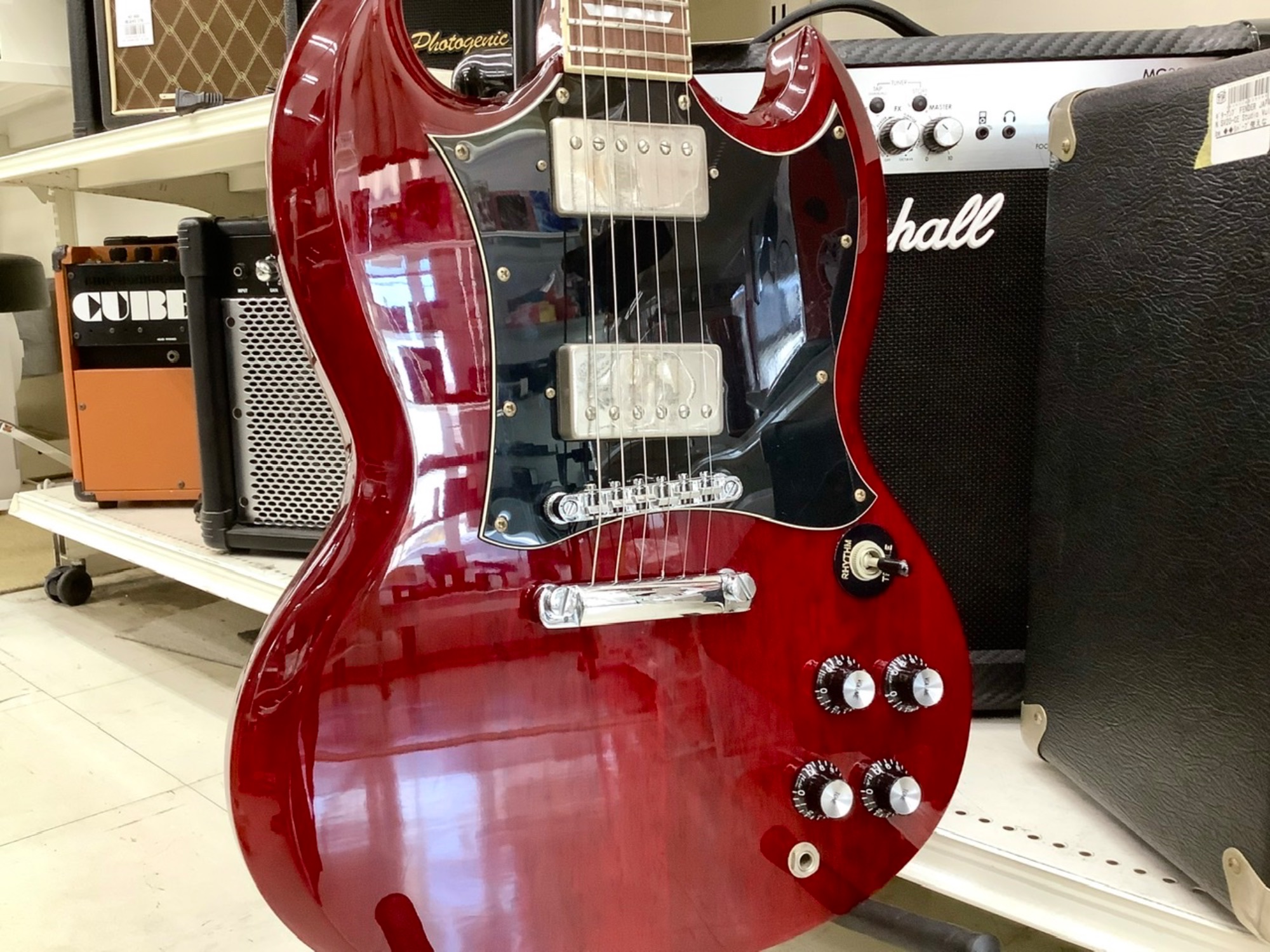 グラスルーツ SGタイプエレキギターのご紹介【トレジャーファクトリー入間店】 Grass Roots エレキギター SGタイプ ご紹介!!｜2023年08月24日