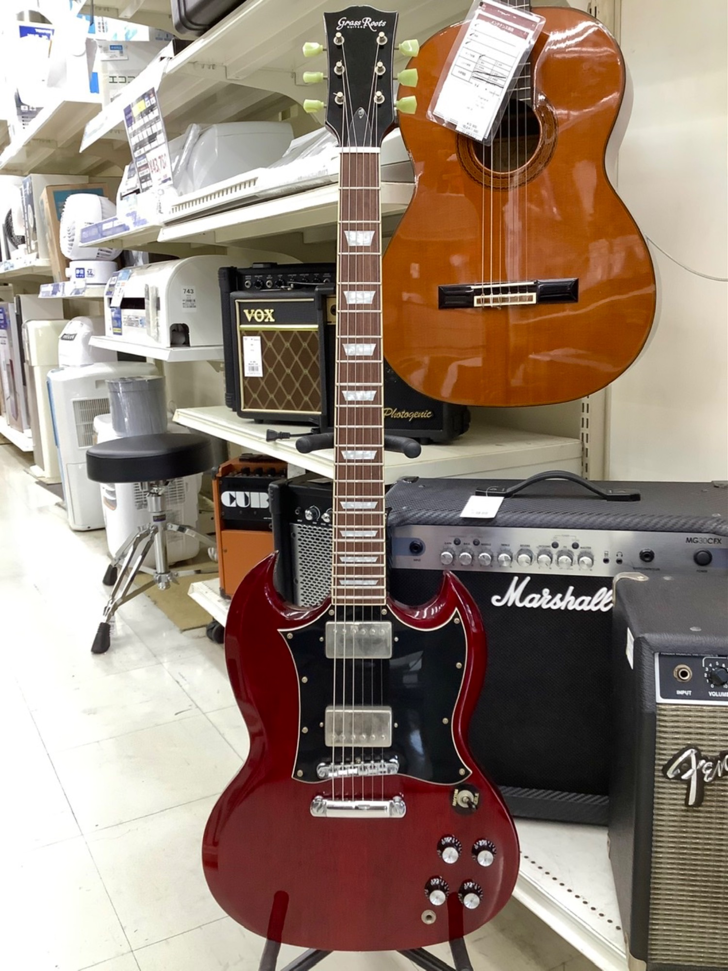 Grass Roots エレキギター SGタイプ ご紹介!!｜2023年08月24日