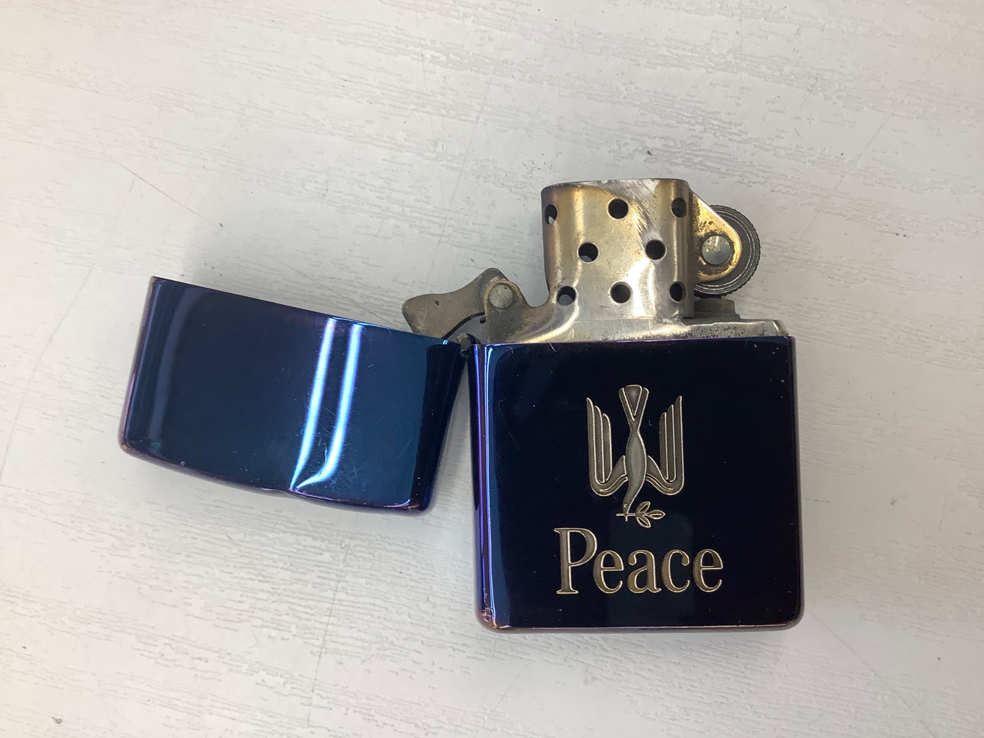 Peaceの刻印が入ったZIPPOが買取入荷しました!!!|2025年02月 Peaceの刻印が入ったZIPPOが買取入荷しました!!!|2025年02月