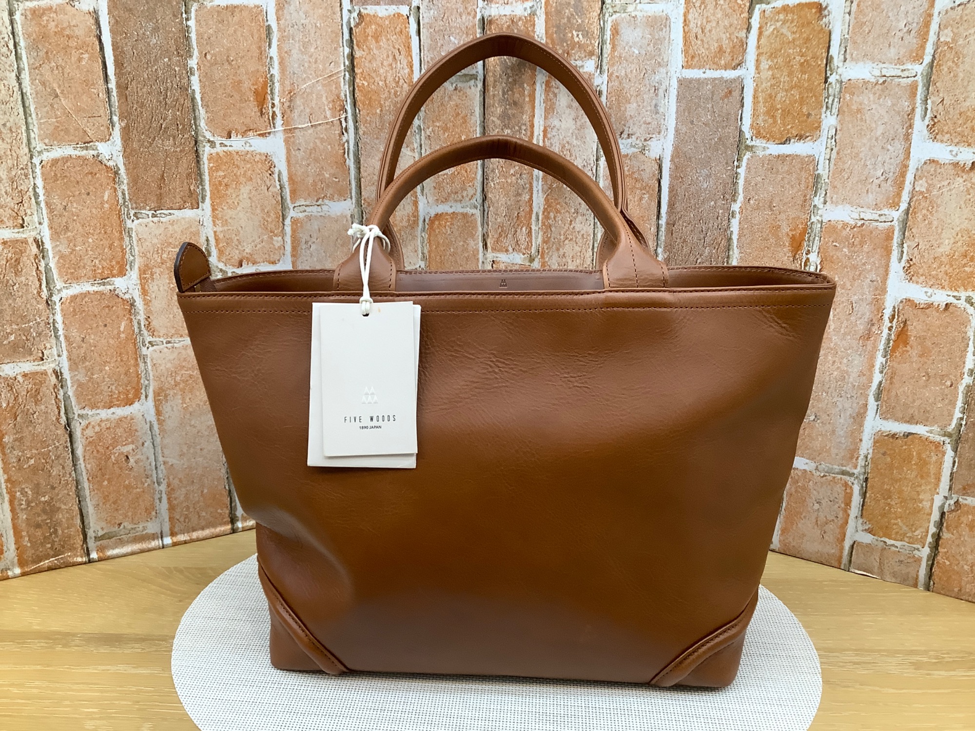 FIVEWOODS ファイブウッズ トートバッグ ブラウン FIVEWOODS ファイブウッズ トートバッグ ブラウン
