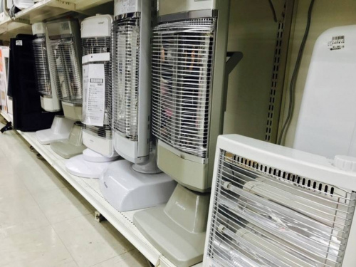 ヒーターの暖房