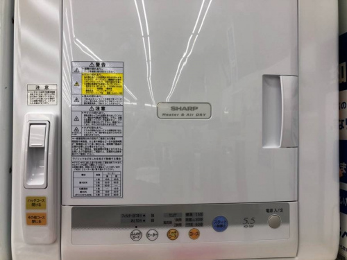 衣類乾燥機のシャープ