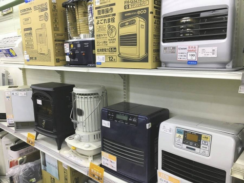 季節家電のヒーター