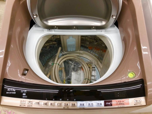 縦型洗濯乾燥機の日立