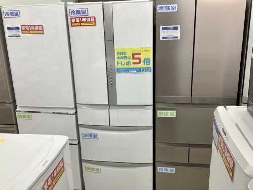 生活家電の冷蔵庫