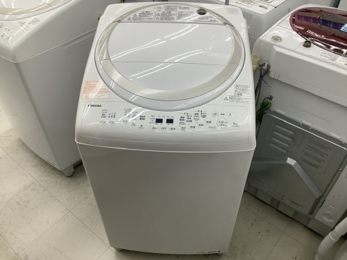 生活家電の縦型洗濯乾燥機