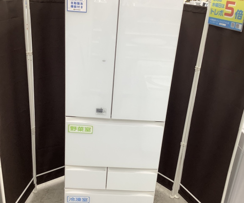 生活家電の2ドア冷蔵庫