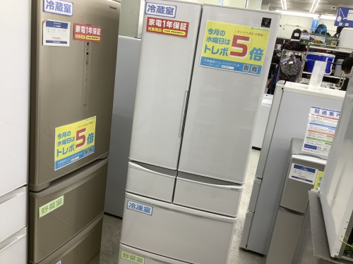 生活家電の冷蔵庫