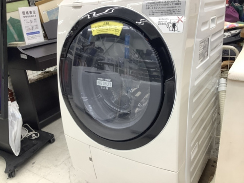 生活家電のドラム式洗濯乾燥機