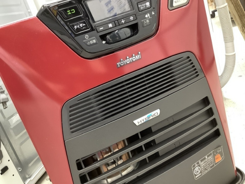 冬物家電の石油ファンヒーター