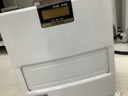 冬物家電の石油ファンヒーター