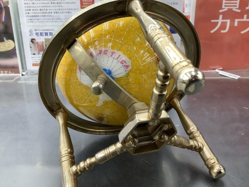 地球儀の天然石