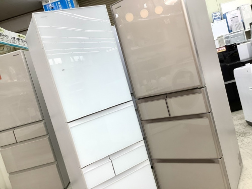 生活家電の大型冷蔵庫