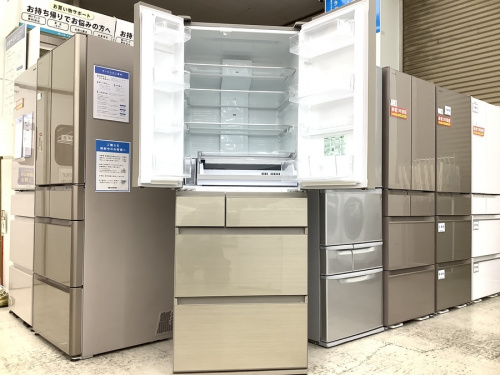 生活家電の大型冷蔵庫