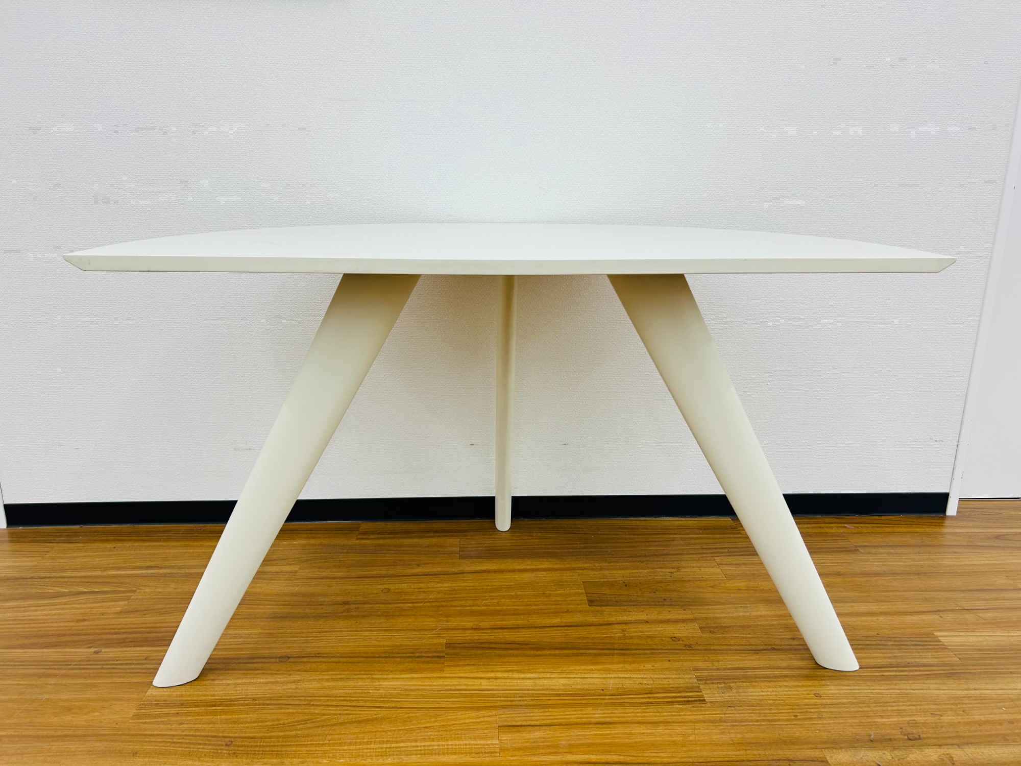 Franc franc/フランフラン】半円型ダイニング3点セット エルヴァ