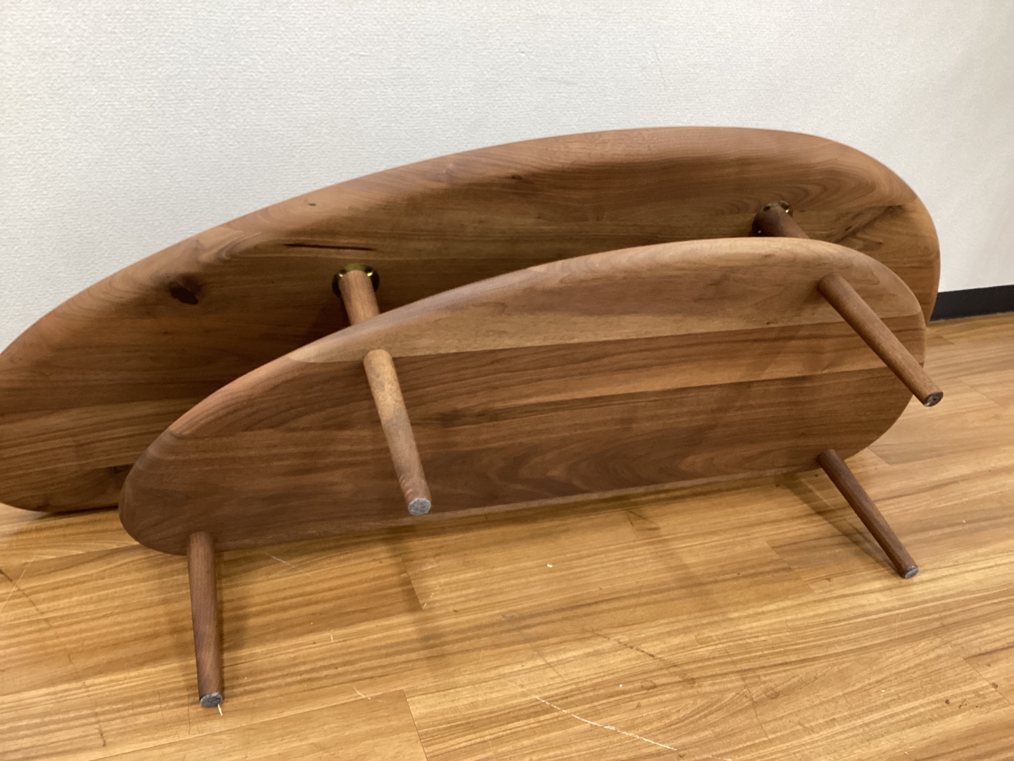 HIRASHIMA(ヒラシマ)】天然無垢材のみを使用したビーン型ロー HIRASHIMA(ヒラシマ)】天然無垢材のみを使用したビーン型ロー