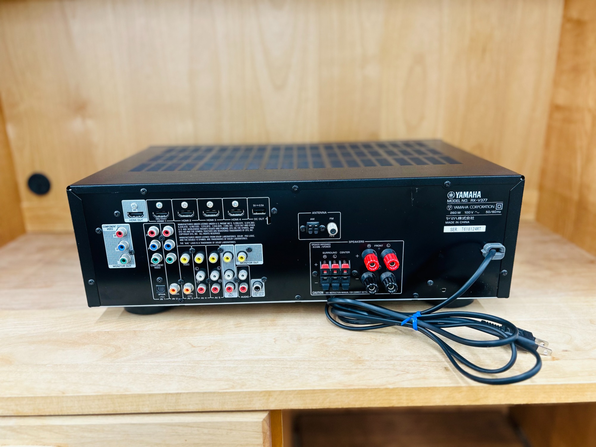 YAMAHA AVレシーバー RX-V377(B) ヤマハ | RX-V377 - AVアンプ - 概要