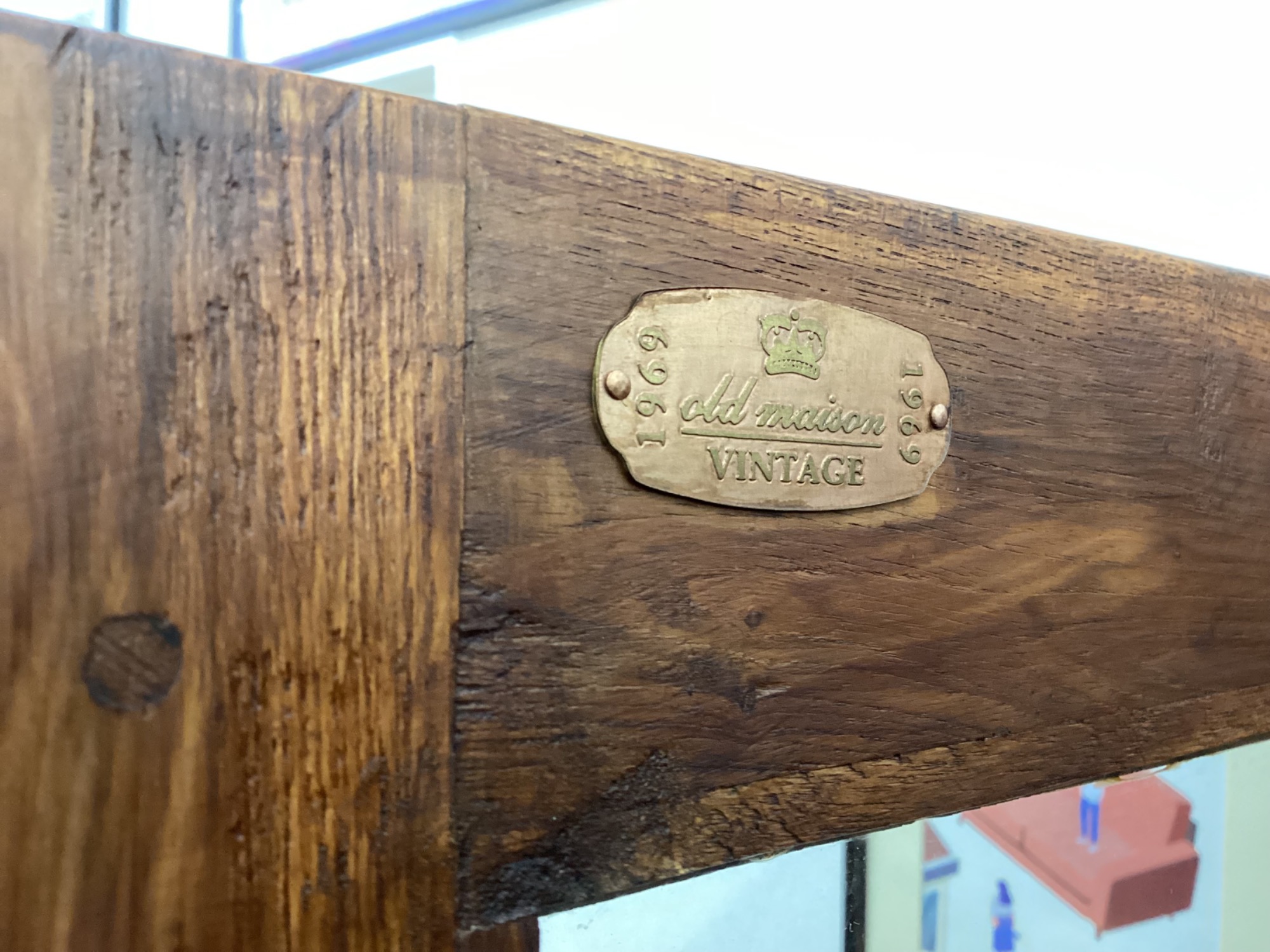 old maison vintage ガラスキャビネット　引取限定 old maison 3 Glass Cabinet / オールドメゾン 3 ガラス