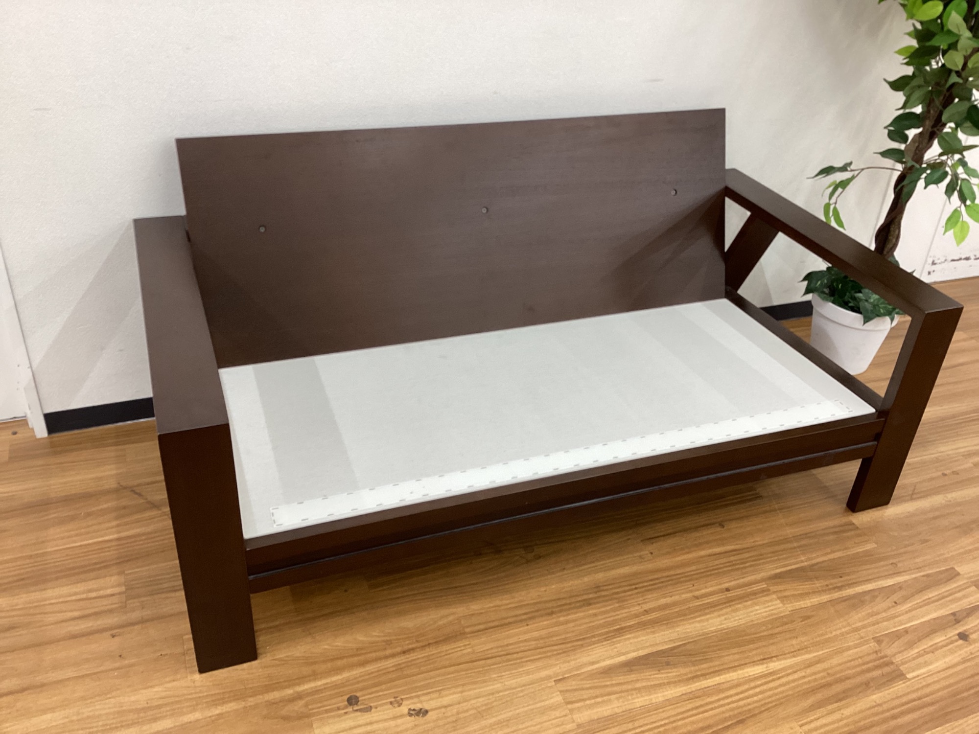 a.flat エーフラット アッシュ無垢材 ウッドソファ 2人掛けソファ 2P a.flat エーフラット アッシュ無垢材 ウッドソファ 2人掛け