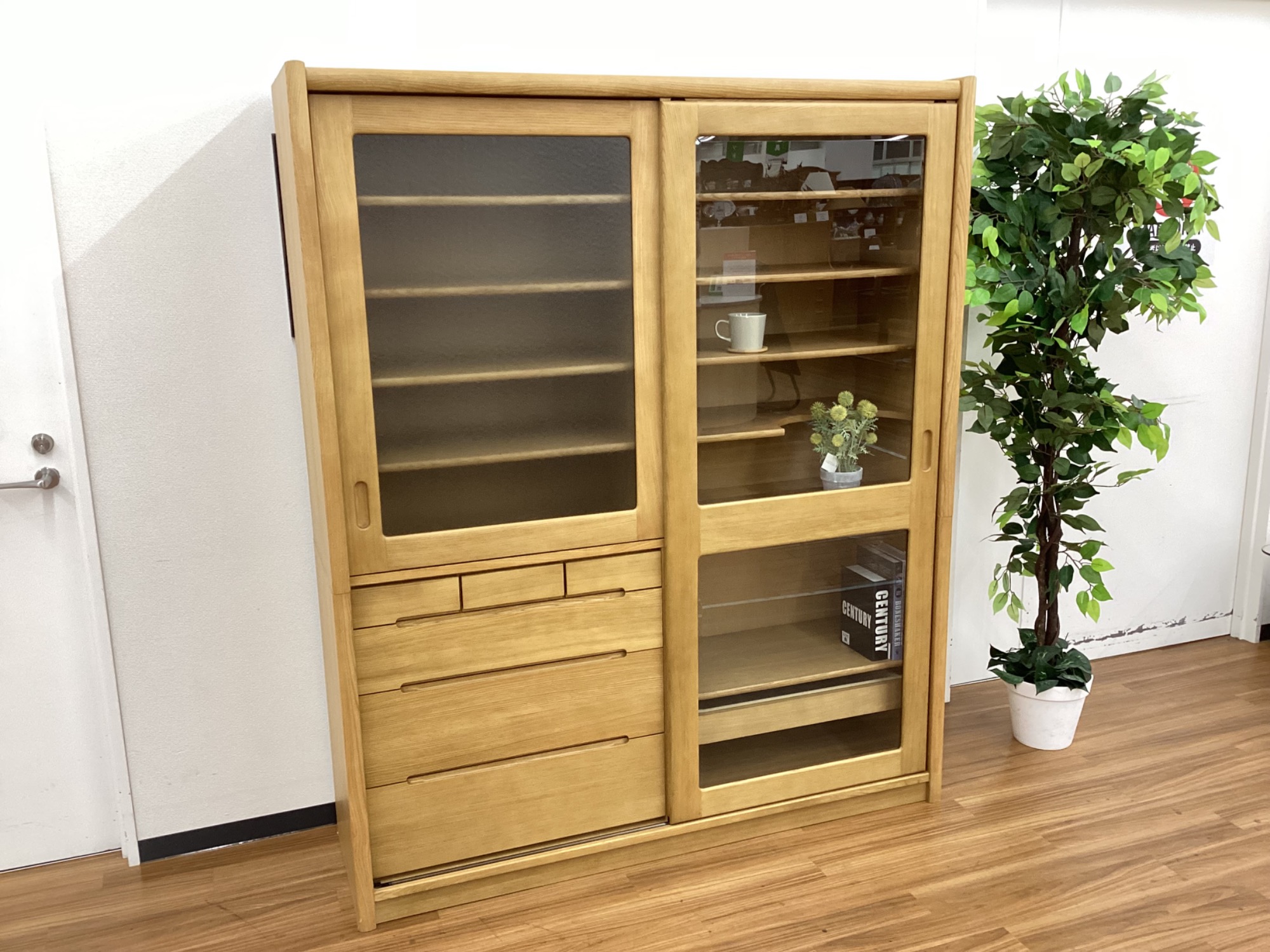 GMHH191○karimoku / カリモク EN4500 食器棚 水屋棚 カ karimoku