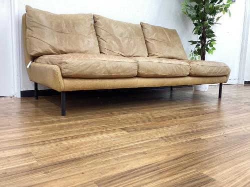 ※今週ラストSALE出品 ※UNICO HOXTONレザー3シーターソファ送料込 UNICO（ウニコ） HOXTON（ホクストン）ソファ 3シーター 横幅約179.5cm