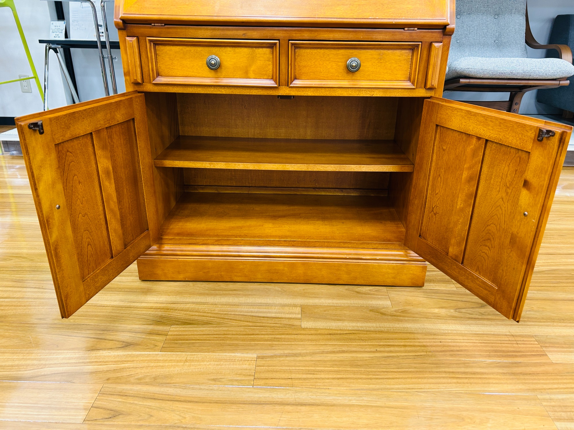 Daniel/ダニエル】樺材を使用したスパニッシュライティングビューロー