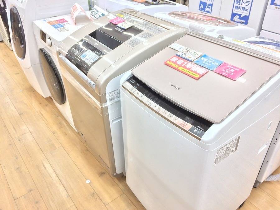 HITACHI（日立）より大人気！ビートウォッシュ大型洗濯機が入荷いたし