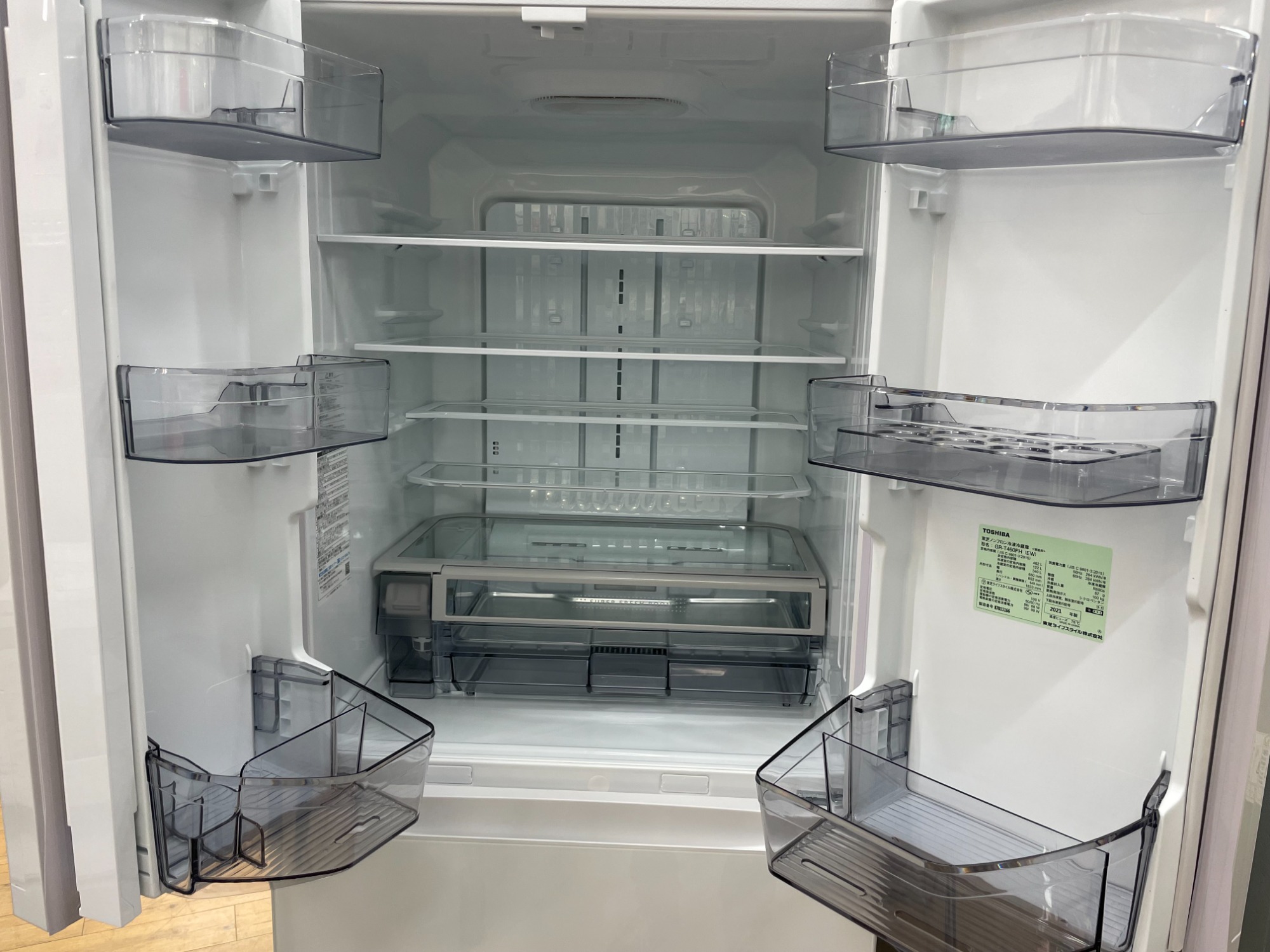 2021年製TOUSIBA(トウシバ)6ドア冷蔵庫のご紹介です！！｜2023年10月15
