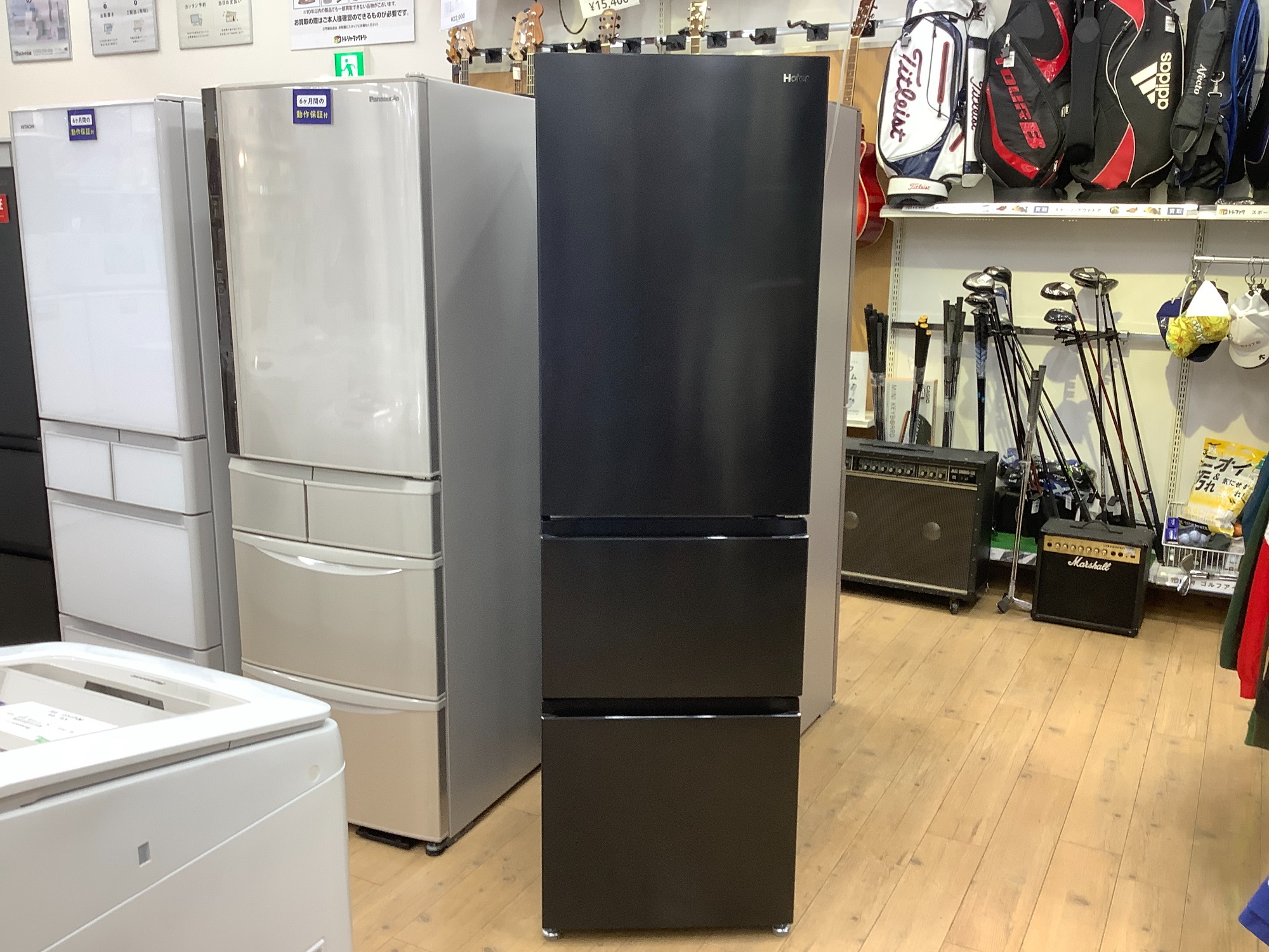 【美品】2023年 ハイアール Haier 冷蔵庫 3段286L 二人暮らし Haier 3ドア冷蔵庫 286L JR-CV29A 2022-2023年製 SLIMORE 中古