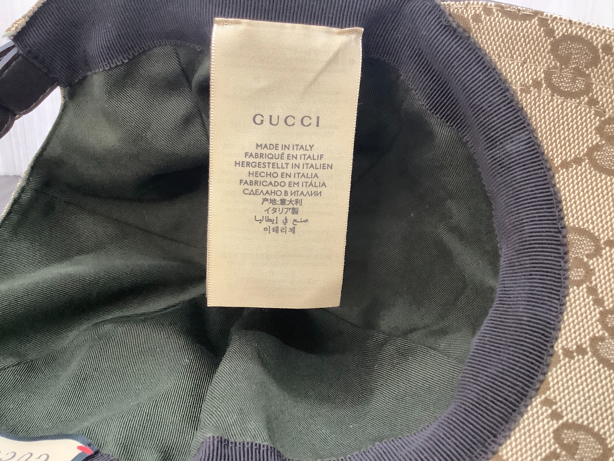 【トレファク松原店】GUCCIのキャップのご紹介です！ 中古・古着通販】GUCCI (グッチ) キャップ ブラック｜ブランド・古着