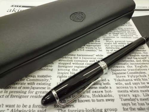 メンズファッションの万年筆