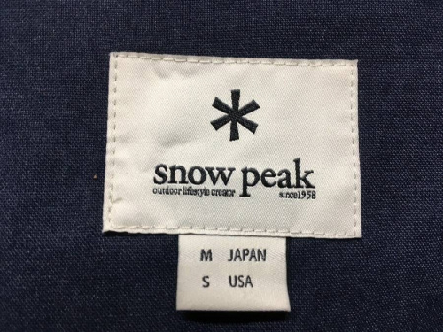 snow peak（スノーピーク）の松原　古着