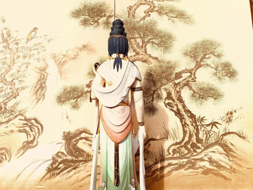 骨董品　買取　松原の木彫り　観音様　買取