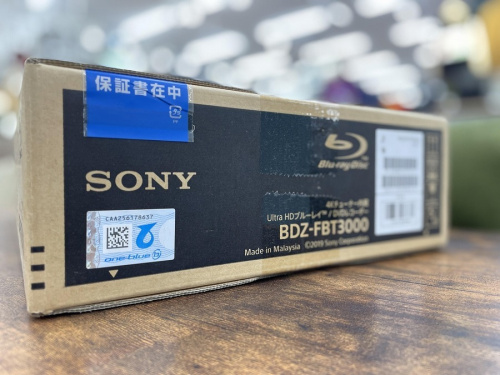 3TBの大容量！SONY(ソニー) ブルーレイレコーダー入荷致しました【松原