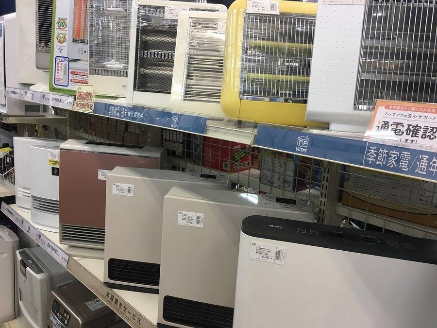【駅近】暖房器具！特価4,800円！石油ファンヒーター入荷【トレファク南柏】 冬本番！暖房家電売り場のご紹介です！｜2025年12月13日｜リサイクル