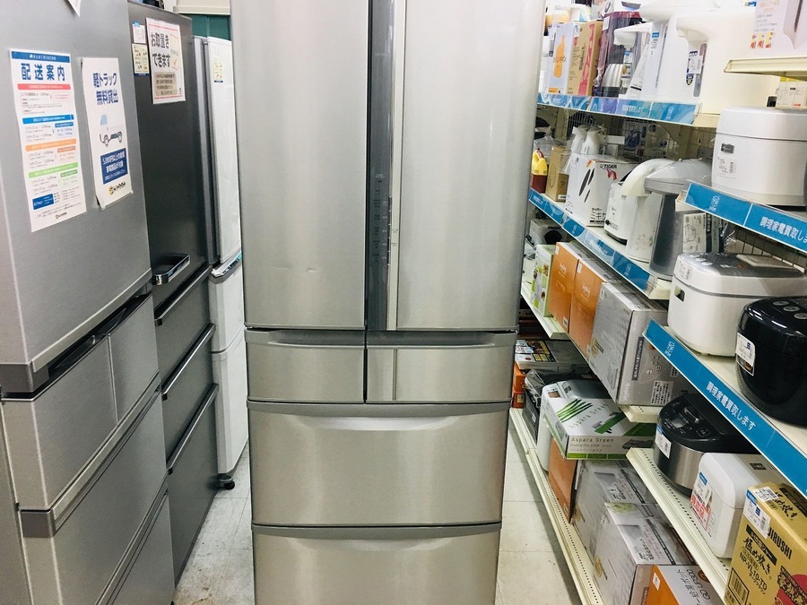 【6ヶ月間の保証付き】SANYO　400L5ドア冷蔵庫【トレファク越谷店】 越谷で激安冷蔵庫お探しの方はトレファク越谷店へ☆【越谷店】｜2019年