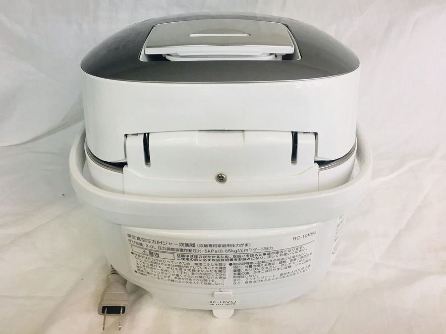 東芝真空圧力IHジャー炊飯器 RC-10VSJ TOSHIBA RC-10VSJ真空圧力